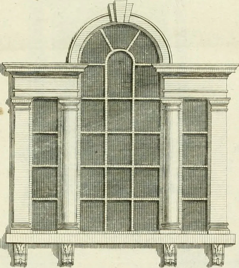 An illustration from The modern builder's assistant, or, A concise epitome of the whole system of architecture : in which the various branches of that excellent study are establish'd on the most familiar principles and rendered adequate to every capacity ..., 1757, leaf 196
