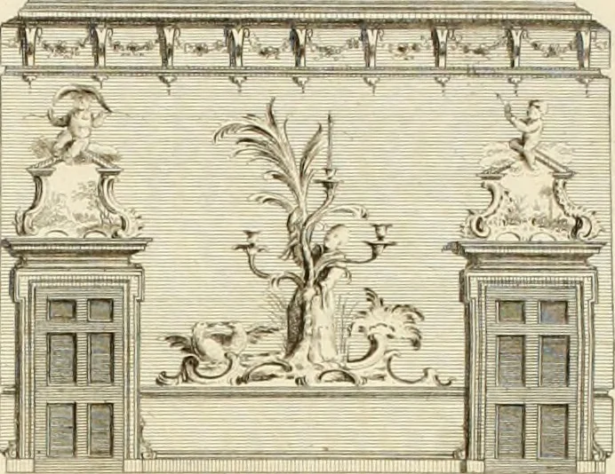 An illustration from The modern builder's assistant, or, A concise epitome of the whole system of architecture : in which the various branches of that excellent study are establish'd on the most familiar principles and rendered adequate to every capacity ..., 1757, leaf 209