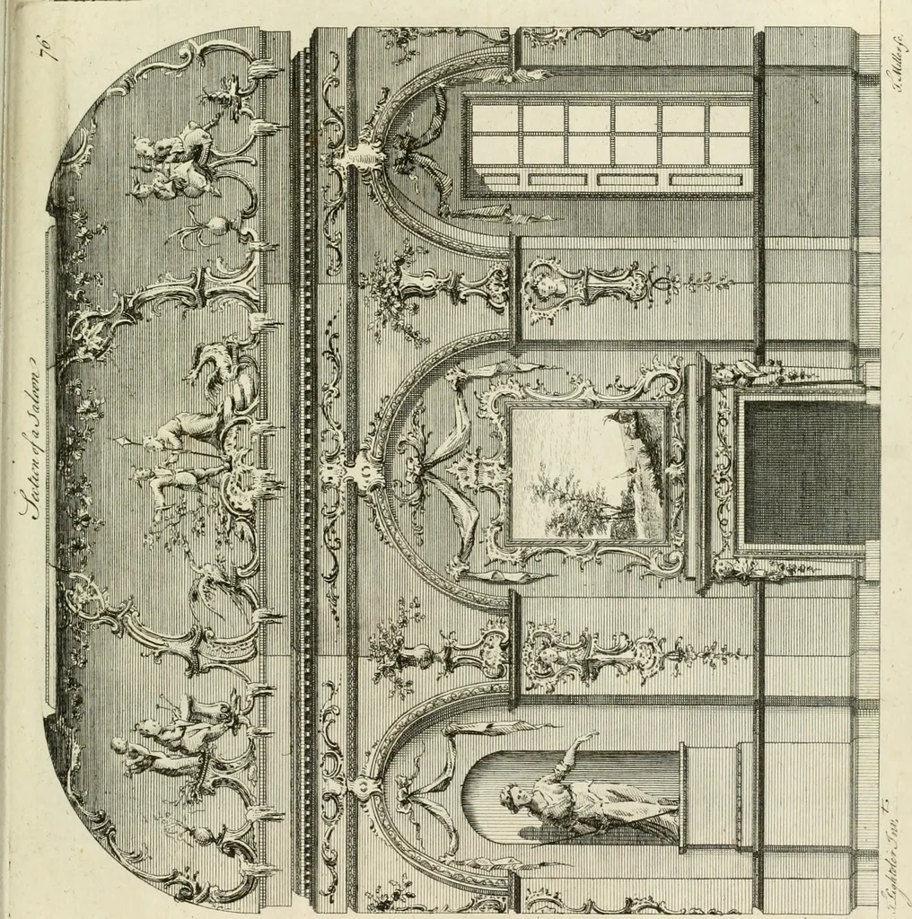 An illustration from The modern builder's assistant, or, A concise epitome of the whole system of architecture : in which the various branches of that excellent study are establish'd on the most familiar principles and rendered adequate to every capacity ..., 1757, leaf 210