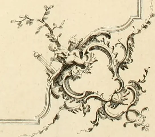 An illustration from The modern builder's assistant, or, A concise epitome of the whole system of architecture : in which the various branches of that excellent study are establish'd on the most familiar principles and rendered adequate to every capacity ..., 1757, leaf 221