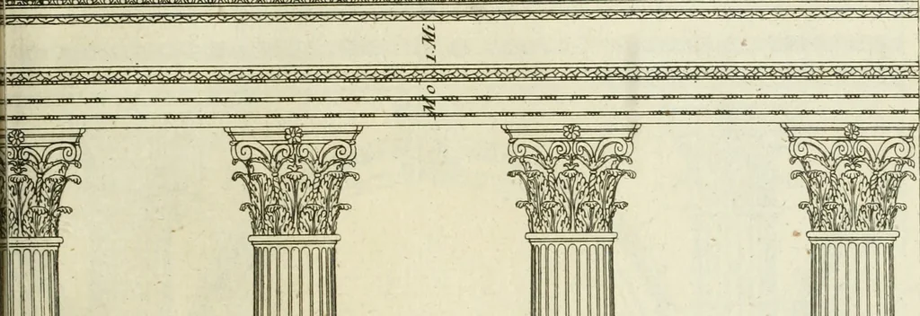 An illustration from The modern builder's assistant, or, A concise epitome of the whole system of architecture : in which the various branches of that excellent study are establish'd on the most familiar principles and rendered adequate to every capacity ..., 1757, leaf 52