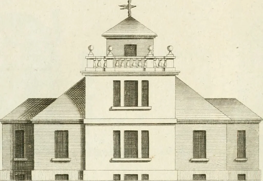 An illustration from The modern builder's assistant, or, A concise epitome of the whole system of architecture : in which the various branches of that excellent study are establish'd on the most familiar principles and rendered adequate to every capacity ..., 1757, leaf 81