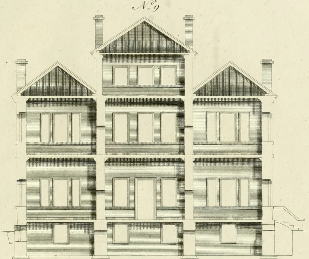 An illustration from The modern builder's assistant, or, A concise epitome of the whole system of architecture : in which the various branches of that excellent study are establish'd on the most familiar principles and rendered adequate to every capacity ..., 1757, leaf 94
