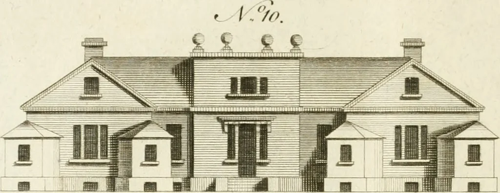 An illustration from The modern builder's assistant, or, A concise epitome of the whole system of architecture : in which the various branches of that excellent study are establish'd on the most familiar principles and rendered adequate to every capacity ..., 1757, leaf 97