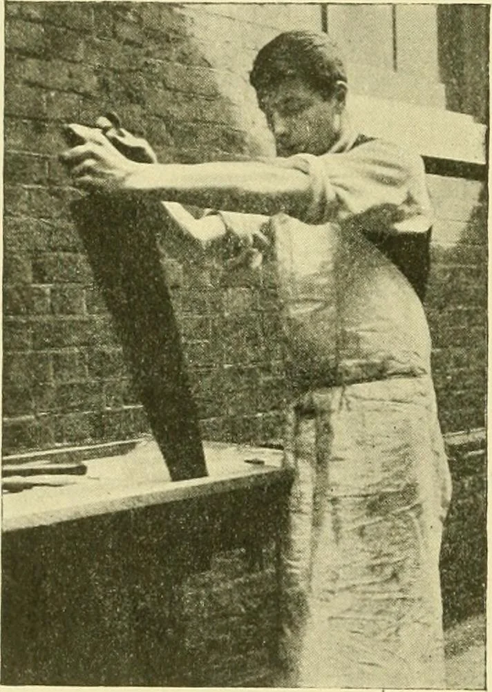 An illustration from Modern cabinet work, furniture & fitments; an account of the theory & practice in the production of all kinds of cabinet work & furniture with chapters on the growth and progress of design and construction; illustrated by over 1000 practical workshop drawings, photographs & original designs, 1922, leaf 115