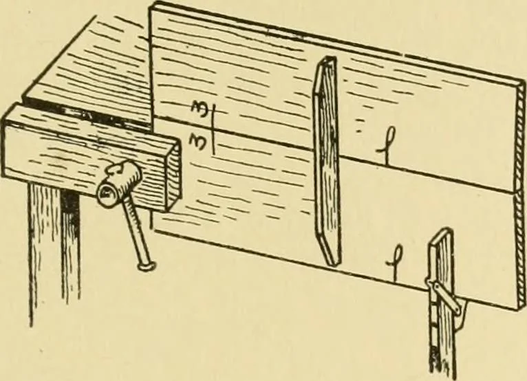 An illustration from Modern cabinet work, furniture & fitments; an account of the theory & practice in the production of all kinds of cabinet work & furniture with chapters on the growth and progress of design and construction; illustrated by over 1000 practical workshop drawings, photographs & original designs, 1922, leaf 120