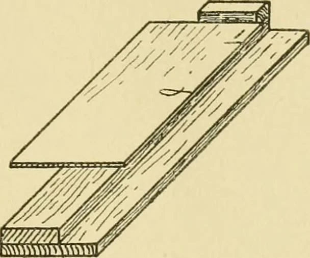 An illustration from Modern cabinet work, furniture & fitments; an account of the theory & practice in the production of all kinds of cabinet work & furniture with chapters on the growth and progress of design and construction; illustrated by over 1000 practical workshop drawings, photographs & original designs, 1922, leaf 120