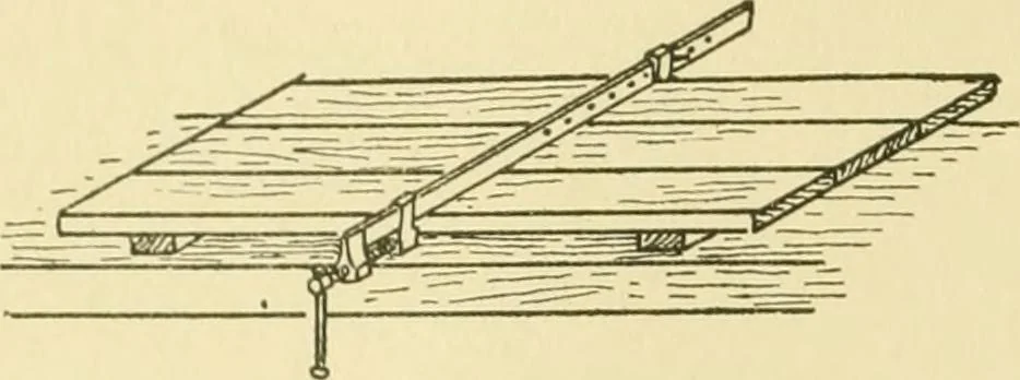 An illustration from Modern cabinet work, furniture & fitments; an account of the theory & practice in the production of all kinds of cabinet work & furniture with chapters on the growth and progress of design and construction; illustrated by over 1000 practical workshop drawings, photographs & original designs, 1922, leaf 121