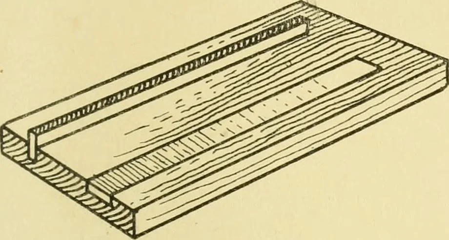 An illustration from Modern cabinet work, furniture & fitments; an account of the theory & practice in the production of all kinds of cabinet work & furniture with chapters on the growth and progress of design and construction; illustrated by over 1000 practical workshop drawings, photographs & original designs, 1922, leaf 122