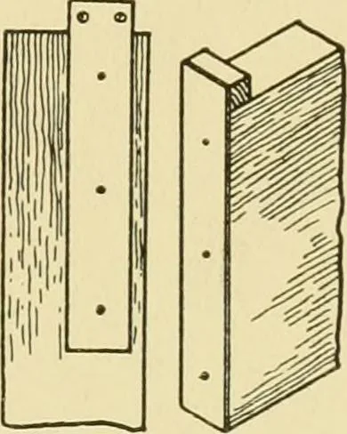 An illustration from Modern cabinet work, furniture & fitments; an account of the theory & practice in the production of all kinds of cabinet work & furniture with chapters on the growth and progress of design and construction; illustrated by over 1000 practical workshop drawings, photographs & original designs, 1922, leaf 124