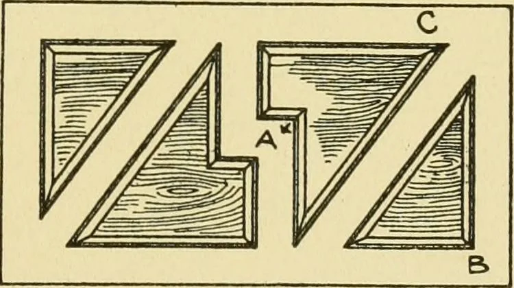 An illustration from Modern cabinet work, furniture & fitments; an account of the theory & practice in the production of all kinds of cabinet work & furniture with chapters on the growth and progress of design and construction; illustrated by over 1000 practical workshop drawings, photographs & original designs, 1922, leaf 126
