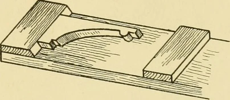 An illustration from Modern cabinet work, furniture & fitments; an account of the theory & practice in the production of all kinds of cabinet work & furniture with chapters on the growth and progress of design and construction; illustrated by over 1000 practical workshop drawings, photographs & original designs, 1922, leaf 128
