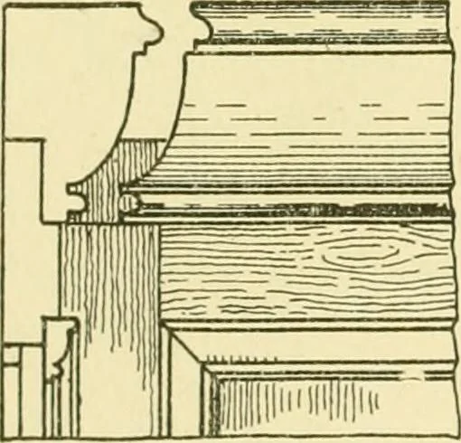 An illustration from Modern cabinet work, furniture & fitments; an account of the theory & practice in the production of all kinds of cabinet work & furniture with chapters on the growth and progress of design and construction; illustrated by over 1000 practical workshop drawings, photographs & original designs, 1922, leaf 129