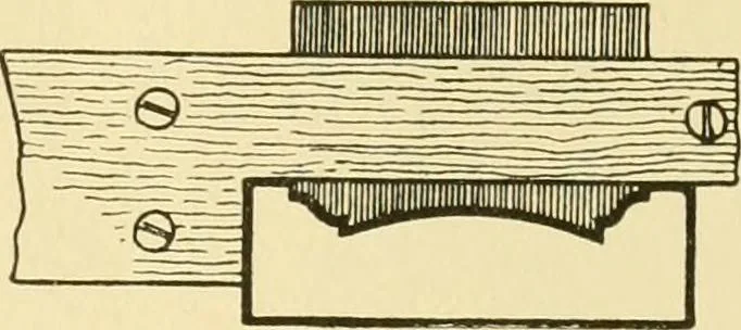 An illustration from Modern cabinet work, furniture & fitments; an account of the theory & practice in the production of all kinds of cabinet work & furniture with chapters on the growth and progress of design and construction; illustrated by over 1000 practical workshop drawings, photographs & original designs, 1922, leaf 130
