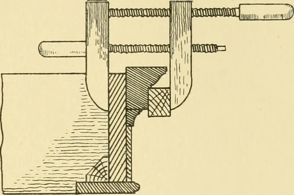 An illustration from Modern cabinet work, furniture & fitments; an account of the theory & practice in the production of all kinds of cabinet work & furniture with chapters on the growth and progress of design and construction; illustrated by over 1000 practical workshop drawings, photographs & original designs, 1922, leaf 136