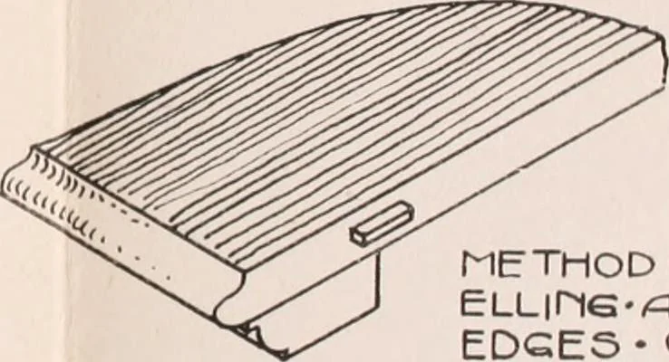 An illustration from Modern cabinet work, furniture & fitments; an account of the theory & practice in the production of all kinds of cabinet work & furniture with chapters on the growth and progress of design and construction; illustrated by over 1000 practical workshop drawings, photographs & original designs, 1922, leaf 150
