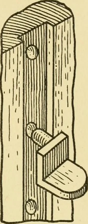 An illustration from Modern cabinet work, furniture & fitments; an account of the theory & practice in the production of all kinds of cabinet work & furniture with chapters on the growth and progress of design and construction; illustrated by over 1000 practical workshop drawings, photographs & original designs, 1922, leaf 214