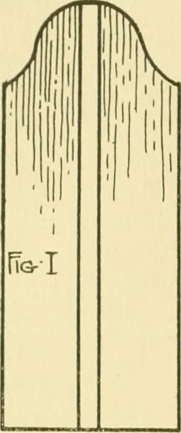 An illustration from Modern cabinet work, furniture & fitments; an account of the theory & practice in the production of all kinds of cabinet work & furniture with chapters on the growth and progress of design and construction; illustrated by over 1000 practical workshop drawings, photographs & original designs, 1922, leaf 227