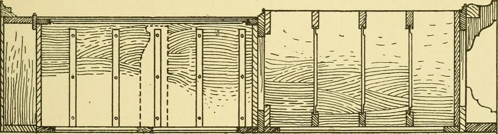 An illustration from Modern cabinet work, furniture & fitments; an account of the theory & practice in the production of all kinds of cabinet work & furniture with chapters on the growth and progress of design and construction; illustrated by over 1000 practical workshop drawings, photographs & original designs, 1922, leaf 228