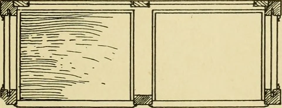 An illustration from Modern cabinet work, furniture & fitments; an account of the theory & practice in the production of all kinds of cabinet work & furniture with chapters on the growth and progress of design and construction; illustrated by over 1000 practical workshop drawings, photographs & original designs, 1922, leaf 236