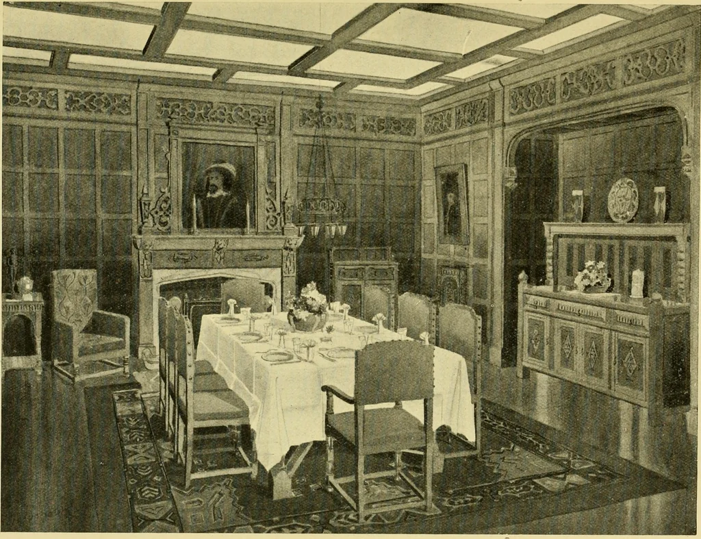 An illustration from Modern cabinet work, furniture & fitments; an account of the theory & practice in the production of all kinds of cabinet work & furniture with chapters on the growth and progress of design and construction; illustrated by over 1000 practical workshop drawings, photographs & original designs, 1922, leaf 24