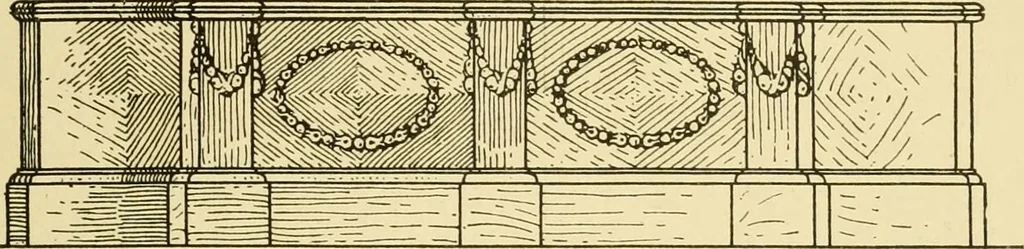 An illustration from Modern cabinet work, furniture & fitments; an account of the theory & practice in the production of all kinds of cabinet work & furniture with chapters on the growth and progress of design and construction; illustrated by over 1000 practical workshop drawings, photographs & original designs, 1922, leaf 244