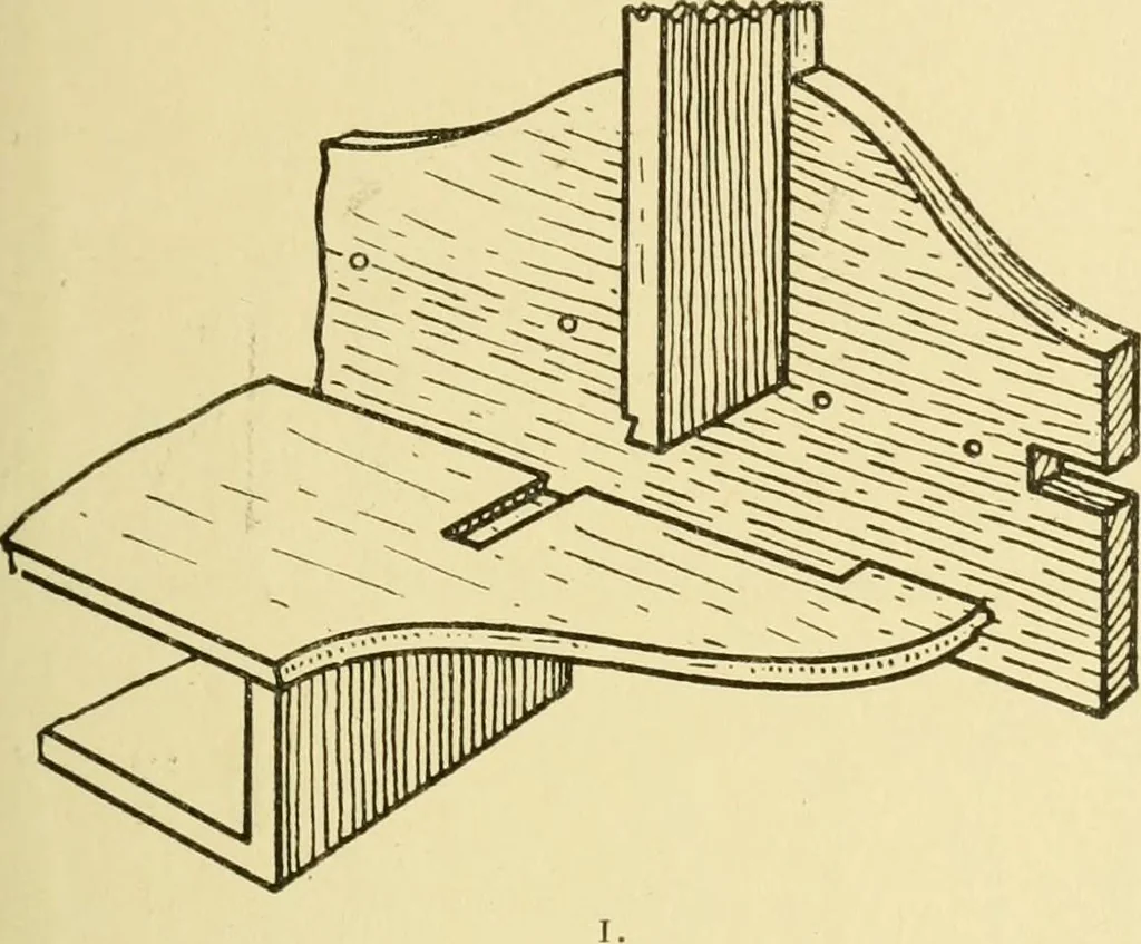 An illustration from Modern cabinet work, furniture & fitments; an account of the theory & practice in the production of all kinds of cabinet work & furniture with chapters on the growth and progress of design and construction; illustrated by over 1000 practical workshop drawings, photographs & original designs, 1922, leaf 246