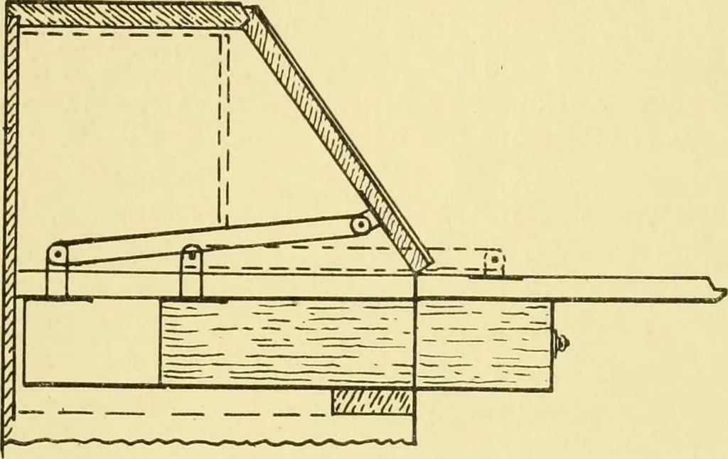 An illustration from Modern cabinet work, furniture & fitments; an account of the theory & practice in the production of all kinds of cabinet work & furniture with chapters on the growth and progress of design and construction; illustrated by over 1000 practical workshop drawings, photographs & original designs, 1922, leaf 254