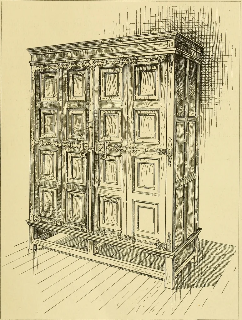 An illustration from Modern cabinet work, furniture & fitments; an account of the theory & practice in the production of all kinds of cabinet work & furniture with chapters on the growth and progress of design and construction; illustrated by over 1000 practical workshop drawings, photographs & original designs, 1922, leaf 26