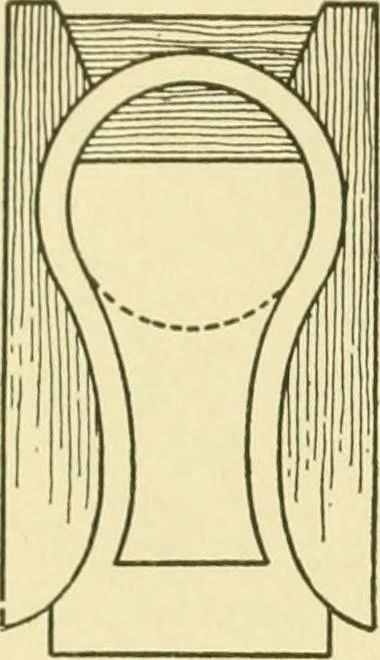 An illustration from Modern cabinet work, furniture & fitments; an account of the theory & practice in the production of all kinds of cabinet work & furniture with chapters on the growth and progress of design and construction; illustrated by over 1000 practical workshop drawings, photographs & original designs, 1922, leaf 261