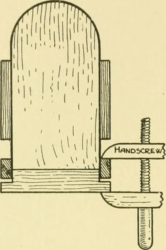 An illustration from Modern cabinet work, furniture & fitments; an account of the theory & practice in the production of all kinds of cabinet work & furniture with chapters on the growth and progress of design and construction; illustrated by over 1000 practical workshop drawings, photographs & original designs, 1922, leaf 261
