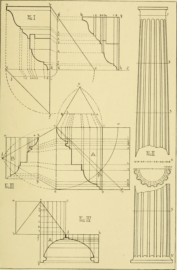 An illustration from Modern cabinet work, furniture & fitments; an account of the theory & practice in the production of all kinds of cabinet work & furniture with chapters on the growth and progress of design and construction; illustrated by over 1000 practical workshop drawings, photographs & original designs, 1922, leaf 312