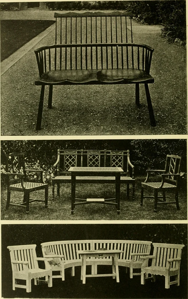An illustration from Modern cabinet work, furniture & fitments; an account of the theory & practice in the production of all kinds of cabinet work & furniture with chapters on the growth and progress of design and construction; illustrated by over 1000 practical workshop drawings, photographs & original designs, 1922, leaf 347