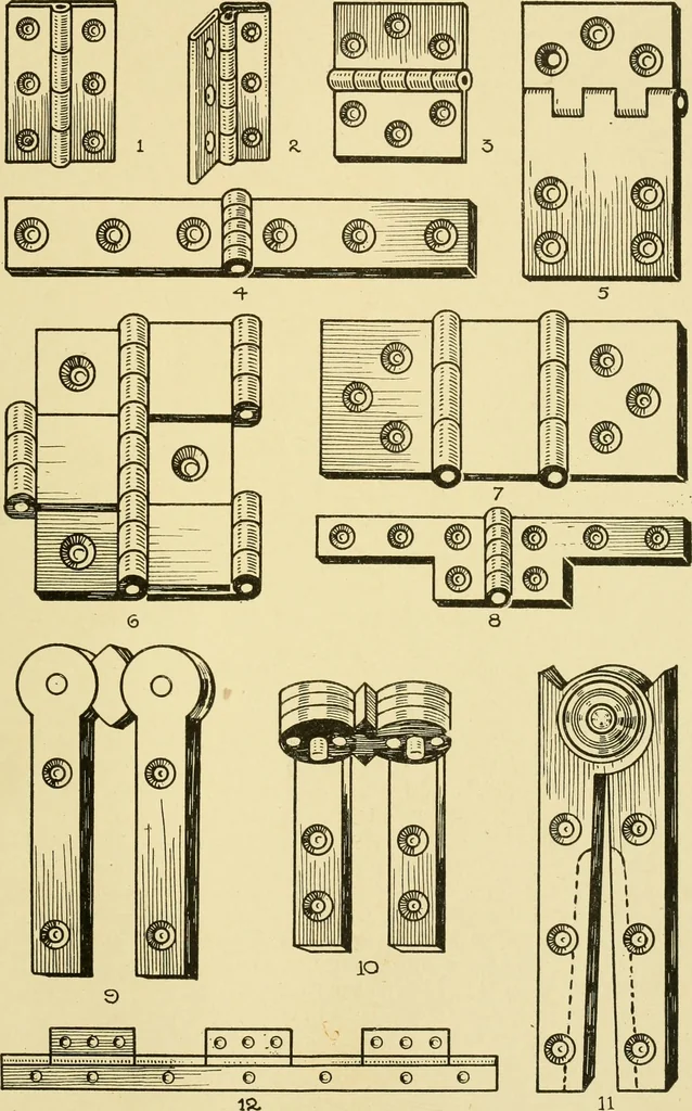 An illustration from Modern cabinet work, furniture & fitments; an account of the theory & practice in the production of all kinds of cabinet work & furniture with chapters on the growth and progress of design and construction; illustrated by over 1000 practical workshop drawings, photographs & original designs, 1922, leaf 354
