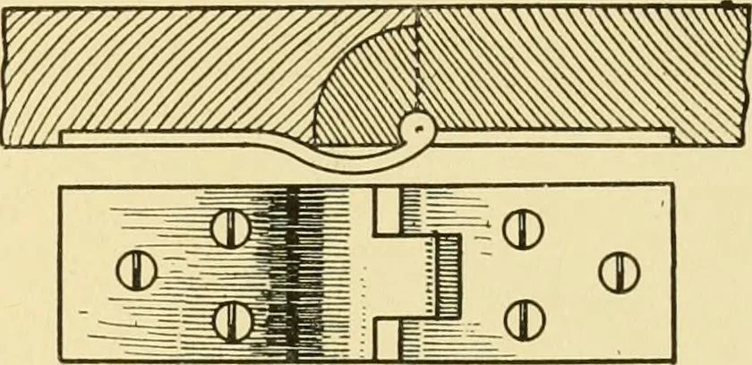 An illustration from Modern cabinet work, furniture & fitments; an account of the theory & practice in the production of all kinds of cabinet work & furniture with chapters on the growth and progress of design and construction; illustrated by over 1000 practical workshop drawings, photographs & original designs, 1922, leaf 360