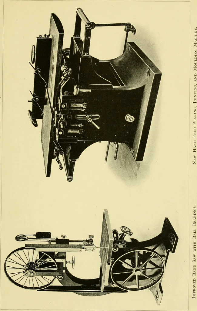 An illustration from Modern cabinet work, furniture & fitments; an account of the theory & practice in the production of all kinds of cabinet work & furniture with chapters on the growth and progress of design and construction; illustrated by over 1000 practical workshop drawings, photographs & original designs, 1922, leaf 366