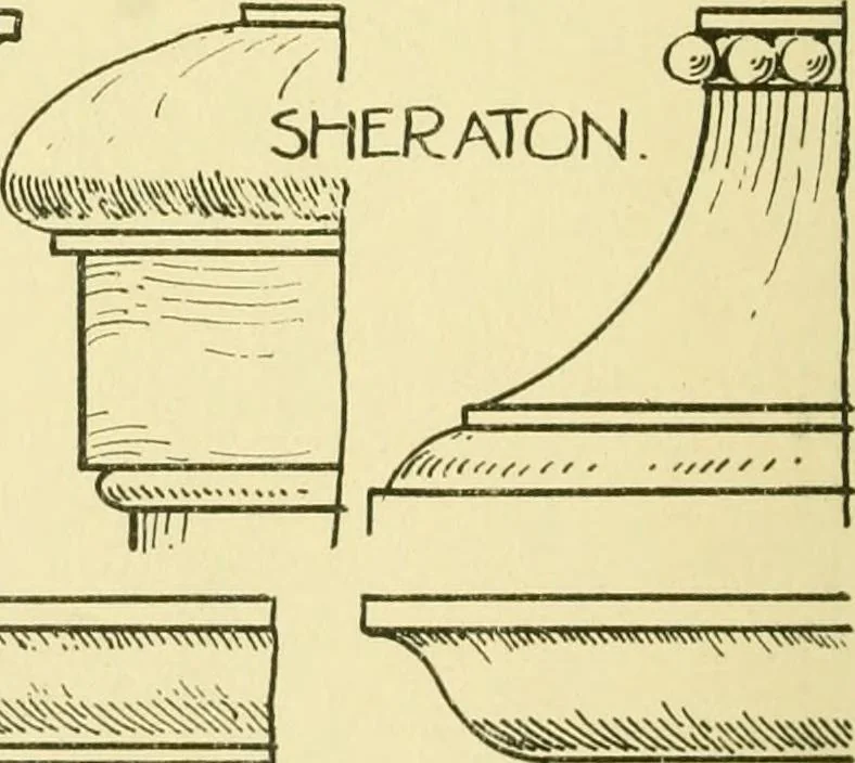 An illustration from Modern cabinet work, furniture & fitments; an account of the theory & practice in the production of all kinds of cabinet work & furniture with chapters on the growth and progress of design and construction; illustrated by over 1000 practical workshop drawings, photographs & original designs, 1922, leaf 369