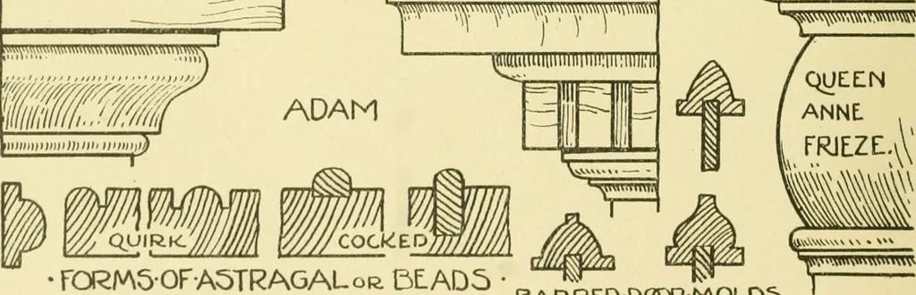 An illustration from Modern cabinet work, furniture & fitments; an account of the theory & practice in the production of all kinds of cabinet work & furniture with chapters on the growth and progress of design and construction; illustrated by over 1000 practical workshop drawings, photographs & original designs, 1922, leaf 369