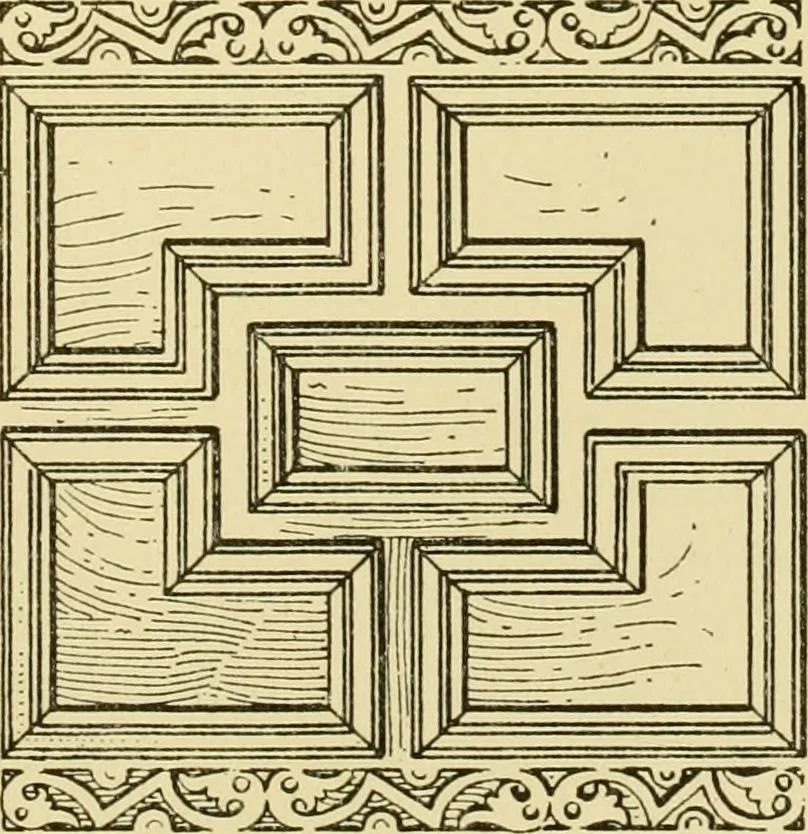 An illustration from Modern cabinet work, furniture & fitments; an account of the theory & practice in the production of all kinds of cabinet work & furniture with chapters on the growth and progress of design and construction; illustrated by over 1000 practical workshop drawings, photographs & original designs, 1922, leaf 378