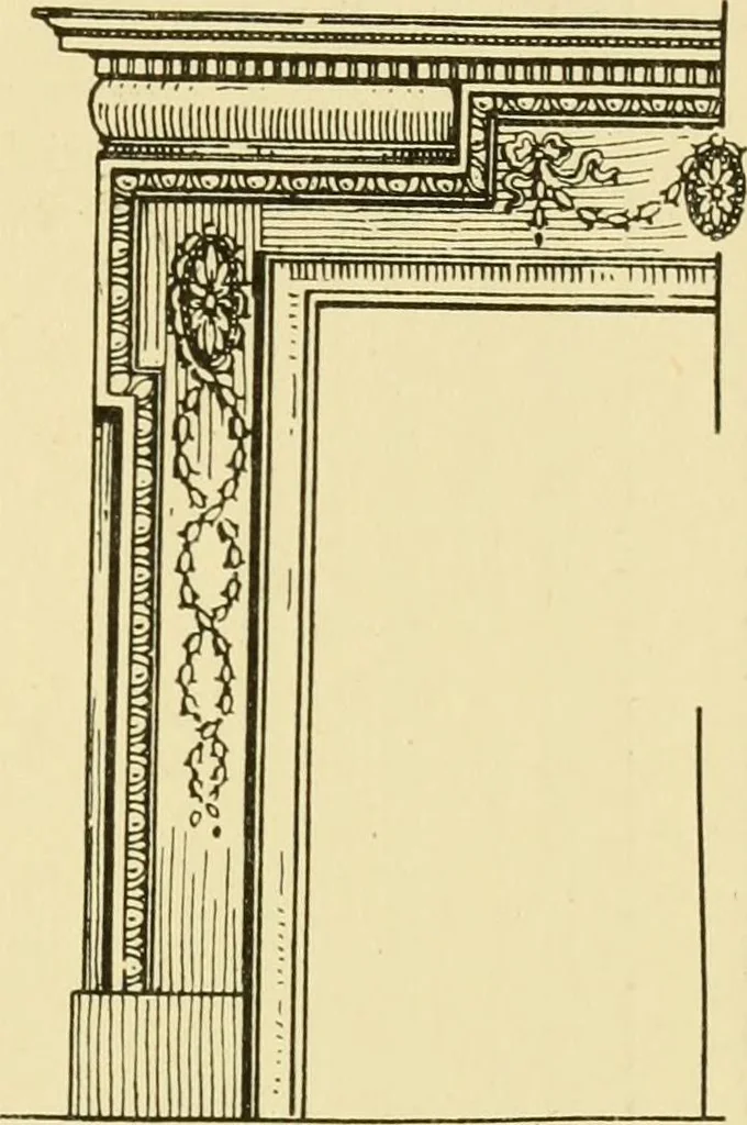 An illustration from Modern cabinet work, furniture & fitments; an account of the theory & practice in the production of all kinds of cabinet work & furniture with chapters on the growth and progress of design and construction; illustrated by over 1000 practical workshop drawings, photographs & original designs, 1922, leaf 390