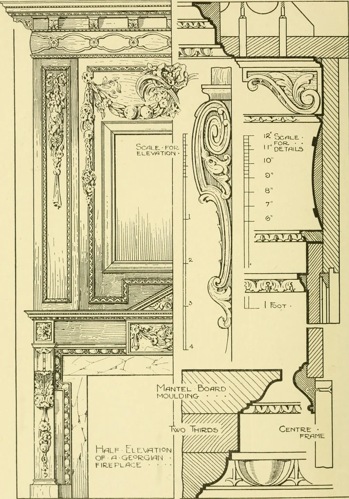 An illustration from Modern cabinet work, furniture & fitments; an account of the theory & practice in the production of all kinds of cabinet work & furniture with chapters on the growth and progress of design and construction; illustrated by over 1000 practical workshop drawings, photographs & original designs, 1922, leaf 391