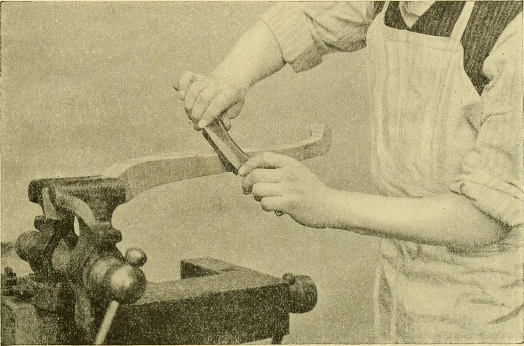 An illustration from Modern cabinet work, furniture & fitments; an account of the theory & practice in the production of all kinds of cabinet work & furniture with chapters on the growth and progress of design and construction; illustrated by over 1000 practical workshop drawings, photographs & original designs, 1922, leaf 432