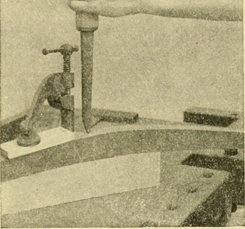 An illustration from Modern cabinet work, furniture & fitments; an account of the theory & practice in the production of all kinds of cabinet work & furniture with chapters on the growth and progress of design and construction; illustrated by over 1000 practical workshop drawings, photographs & original designs, 1922, leaf 434