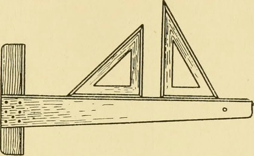 An illustration from Modern cabinet work, furniture & fitments; an account of the theory & practice in the production of all kinds of cabinet work & furniture with chapters on the growth and progress of design and construction; illustrated by over 1000 practical workshop drawings, photographs & original designs, 1922, leaf 46