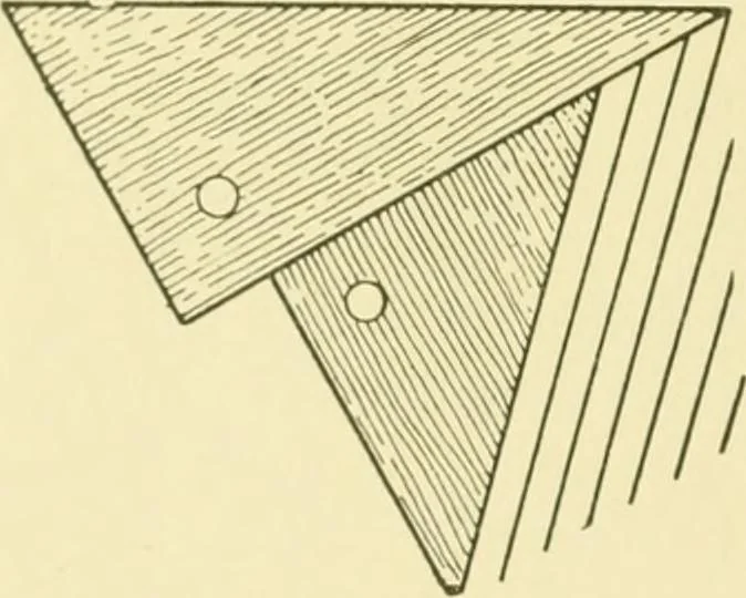 An illustration from Modern cabinet work, furniture & fitments; an account of the theory & practice in the production of all kinds of cabinet work & furniture with chapters on the growth and progress of design and construction; illustrated by over 1000 practical workshop drawings, photographs & original designs, 1922, leaf 47