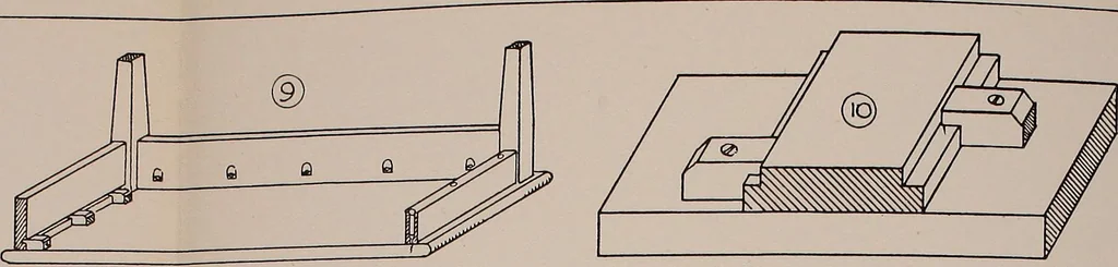 An illustration from Modern cabinetwork, furniture & fitments; an account of the theory & practice in the production of all kinds of cabinetwork & furniture, with chapters on the growth and progress of design and construction;, 1910, leaf 105