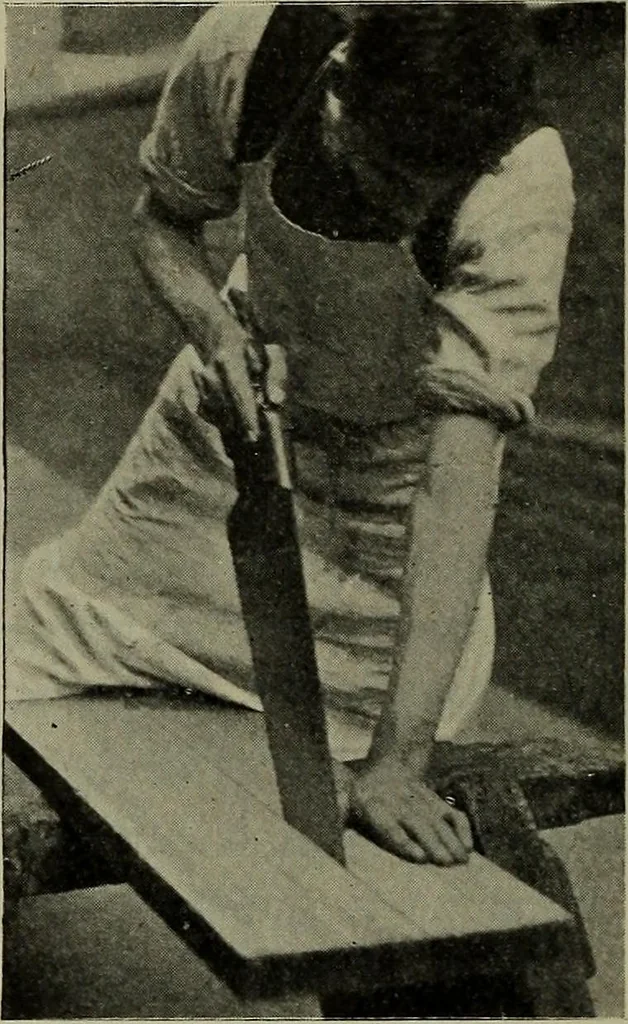 An illustration from Modern cabinetwork, furniture & fitments; an account of the theory & practice in the production of all kinds of cabinetwork & furniture, with chapters on the growth and progress of design and construction;, 1910, leaf 115