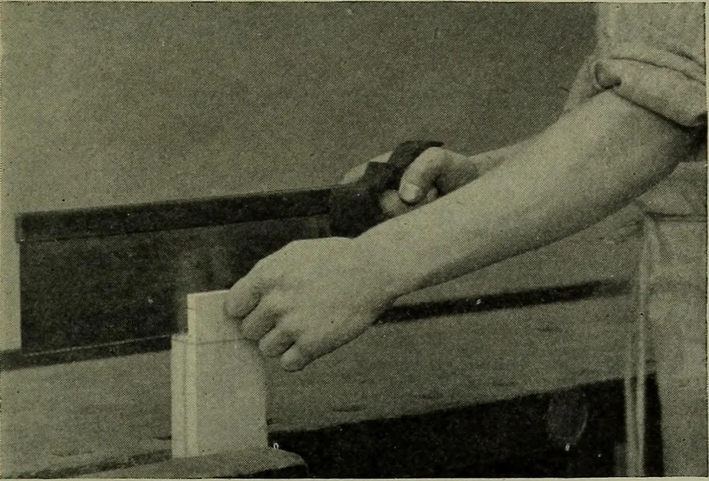 An illustration from Modern cabinetwork, furniture & fitments; an account of the theory & practice in the production of all kinds of cabinetwork & furniture, with chapters on the growth and progress of design and construction;, 1910, leaf 116