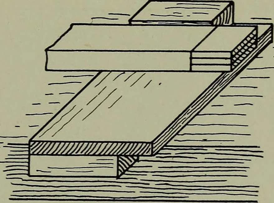 An illustration from Modern cabinetwork, furniture & fitments; an account of the theory & practice in the production of all kinds of cabinetwork & furniture, with chapters on the growth and progress of design and construction;, 1910, leaf 116