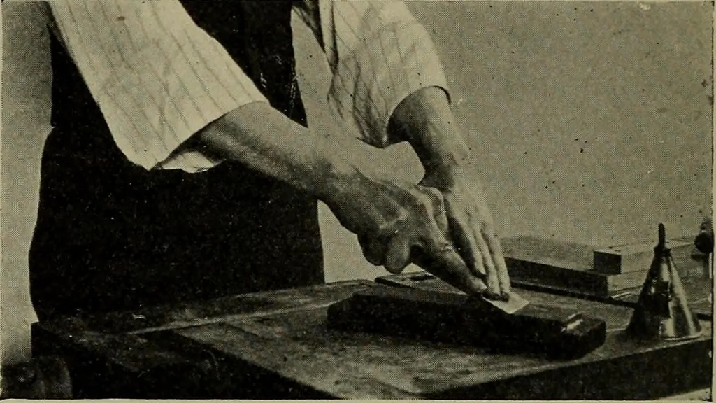 An illustration from Modern cabinetwork, furniture & fitments; an account of the theory & practice in the production of all kinds of cabinetwork & furniture, with chapters on the growth and progress of design and construction;, 1910, leaf 117